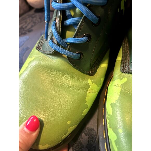 Dr Martens x TMNT Leonardo Boots Size 11/EU 45 - Picture 7 of 8
